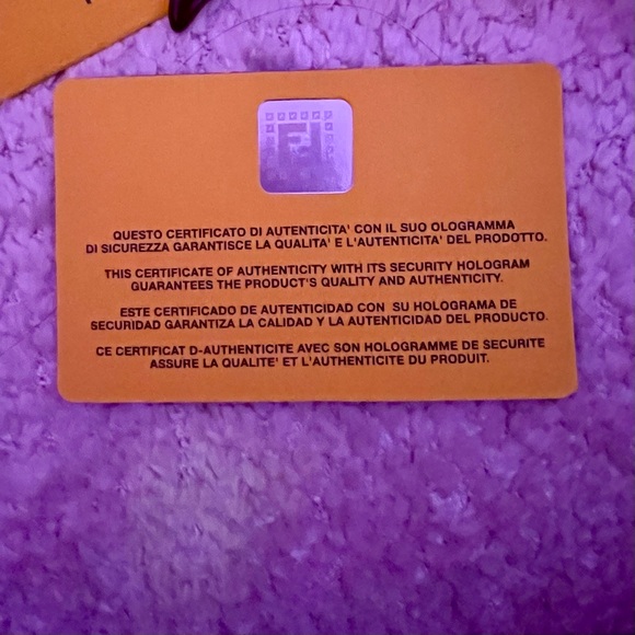 Authentic Fendi glasses frame. New with tags. Comes with authenticity card. - Picture 4 of 8